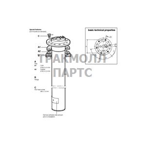 FUEL DIP PIPE SENDER  80MM L - X10224021002