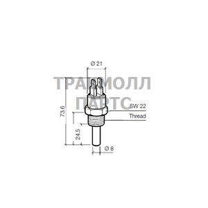 THERMOCONTACT 8681 INSUL10 - X10-232-001-003