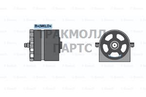 ГЕНЕРАТОР  14V 51A - 9120080061