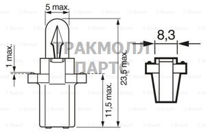 ЛАМПА B83D 12 ВТ - 1987302220