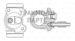 ЦИЛИНДР КОЛЕСНЫЙ - F026002362