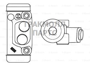 ЦИЛИНДР КОЛЕСНЫЙ - F026002383