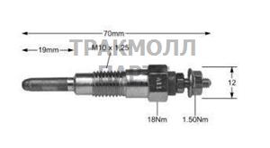 СВЕЧА НАКАЛИВАНИЯ - HDS280
