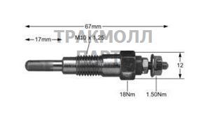 GLOW PLUG DELPHI - HDS283