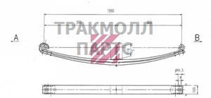 Рессора Volvo о.н. 257842 M1018900 ER257842 MARSHALL - M1018900