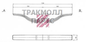 Рессора BPW о.н. 0508203590 M1021200 ER0508203590 MARSHALL - M1021200