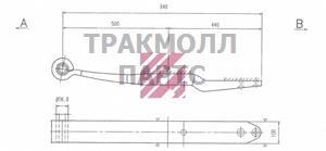 Рессора BPW о.н. 0508213670 M1029200 ER0508213670 MARSHALL - M1029200