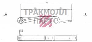 Полурессора - M1045400