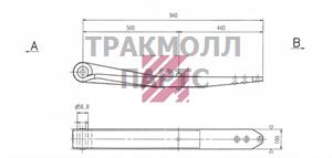 Рессора BPW о.н. 0508212470 M1047000 ER0508212470 MARSHALL - M1047000