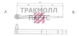 Рессора Schmitz о.н. F001A037IF75 M1071000 ERF001A037IF75 MARSHALL - M1071000