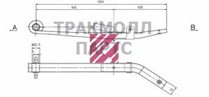 Рессора Freightliner о.н. A16-16413-000 M1156100 ERA16-16413-000 MARSHALL - M1156100