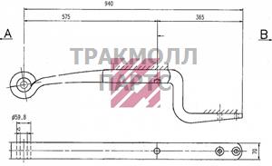 Рессора BPW о.н. 0508214010 M1175700 MARSHALL - M1175700