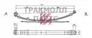 Рессора Hyundai Porter 2 о.н. 55100-4F000 M1310700 - M1310700