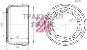 Барабан торм - M1900198