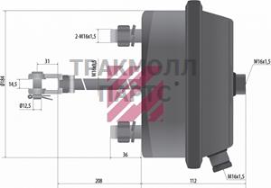 КАМЕРА ТОРМОЗНАЯ - M2702775