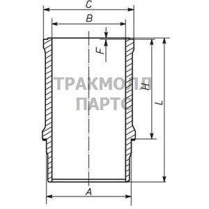 ГИЛЬЗА ЦИЛИНДРА ДВИГАТЕЛЯ - 209 WN 22 00