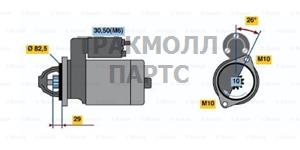 СТАРТЕР  23 KW  12 V - 0001223005