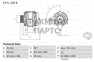 Генератор - 0986084000