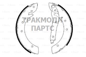 ТОРМОЗНЫЕ КОЛОДКИ BOSCH - 0986487403