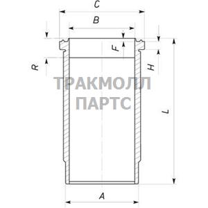 ГИЛЬЗА ЦИЛИНДРА - 037 WN 27 01