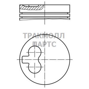 Поршень двигателя Peugeot 605/Boxer 2.5TD DJ5T/DK5ATE 95 - 039 06 00