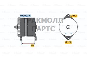 Реле-регулятор генератора AGCO ALLIS 91-00 AGCO WHITE - 0120489219