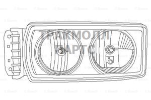 Фара основная правая M/H7/H7 без электрокорректора c - 0318148214