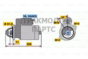 Стартер Bosch - 0001108135