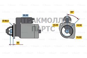 СТАРТЕР 24V BOSCH - 0001263019