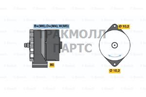 Стартер RENAULT SAFRANE II B54 2.0 16V - 0120469762