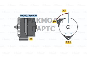 Реле-регулятор генератора AGCO ALLIS 91-00 AGCO WHITE - 0120469863