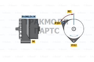 Реле-регулятор генератора AGCO ALLIS 91-00 AGCO WHITE - 0120489069