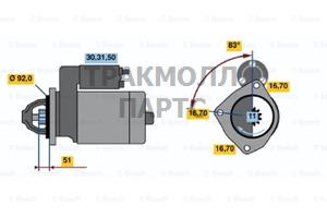 АВТОЗАПЧАСТЬ - 0986015680