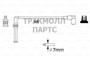 Провода в/в OPEL VECTRA A/OMEGA B - 0986356808