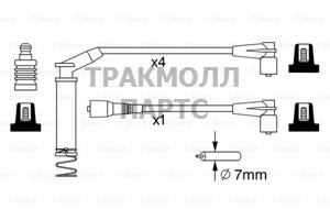 ПРОВОДА ВВ Mazda 626 III 2.0 -1992 - 0986357279