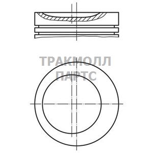 Поршень комплект - 013 19 00