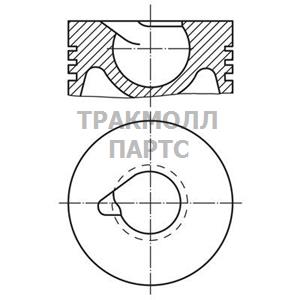 Поршень нормально - 227 38 00