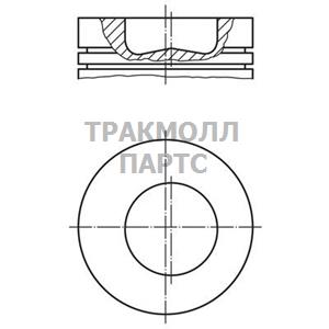 Поршень комплект - 227 48 20