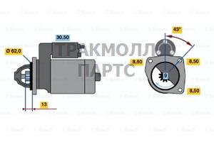 Реле-регулятор генератора AGCO ALLIS 91-00 AGCO WHITE - 0001108024