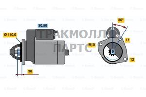 Стартер ALFA ROMEO AR 8 c бортовой - 0001362102