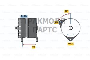 Реле-регулятор генератора AGCO ALLIS 91-00 AGCO WHITE - 0120469808