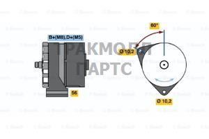 Реле-регулятор генератора AGCO ALLIS 91-00 AGCO WHITE - 0120469811