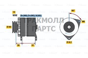 Оригинальная запчасть - 0120469899