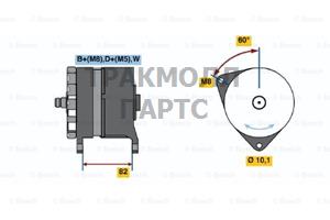 Реле-регулятор генератора AGCO ALLIS 91-00 AGCO WHITE - 0120469908