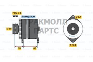 Реле-регулятор генератора AGCO ALLIS 91-00 AGCO WHITE - 0120488142