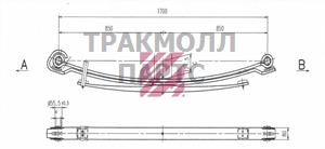 Рессора MB 2/171/45  80/850/850 - M1038900