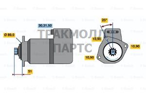 СТАРТЕР  24V 5.4KW - 0001416026