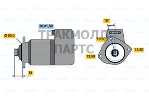 СТАРТЕР  24V 5.4KW - 0001416079