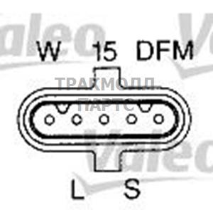 Генератор 24V 80A MB Actros Bosch IR/IF - 434028