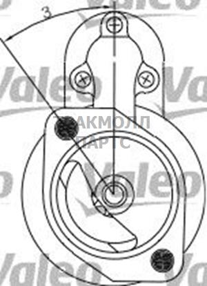 Стартер VOLVO 240 P242 P244 2.4 Diesel - 436038